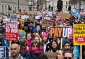 موج اعتصاب‌ها و اعتراض‌های گسترده در انگلیس هم زمان با ارائه طرح بودجه وزارت دارایی