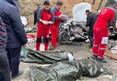 تصادف منجر به مجروحیت 17 نفر در جاده «تمین» میرجاوه
