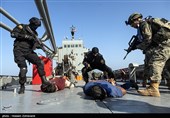 عملیات آزادسازی کشتی ربوده شده در رزمایش دریایی 2023