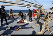 عملیات آزادسازی کشتی ربوده شده در رزمایش دریایی 2023