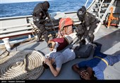 عملیات آزادسازی کشتی ربوده شده در رزمایش دریایی 2023