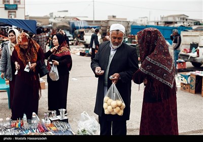بازار هفتگی آق قلا در آستانه نوروز