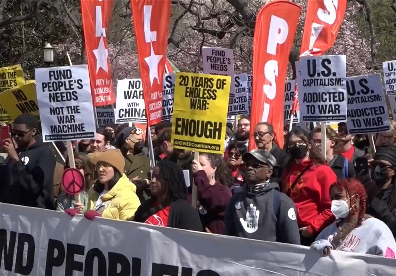 Demonstrators Demand End to Funding for War on Anniversary of US-led Invasion of Iraq (+Video)