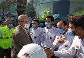 بازدید وزیر بهداشت از پایگاه های اورژانس 115 پیرامون حرم مطهر رضوی