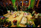 مراسم سال تحویل در جوار مزار شهدای گمنام - کیش