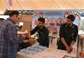 راه اندازی موکب شهدای مدافع حرم برای خدمت به مسافران نوروزی در خیرآباد اراک