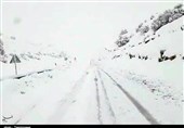 شرایط ناپایدار جوی و بارش پراکنده برف در ارتفاعات لرستان