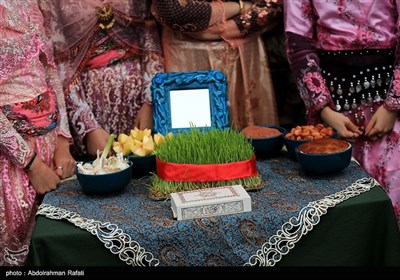 جشن نوروزگاه در روستای حیدره قاضی خانی- همدان