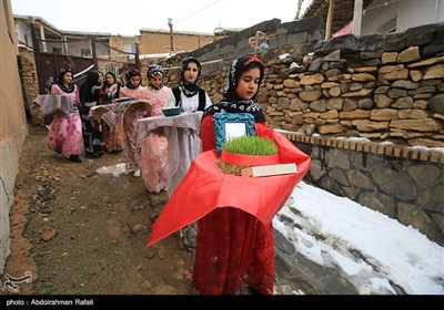 جشن نوروزگاه در روستای حیدره قاضی خانی- همدان