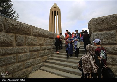 مسافران نوروزی در همدان