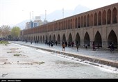 مسافران نوروزی در اصفهان