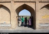 مسافران نوروزی در اصفهان