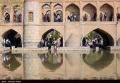 مسافران نوروزی در اصفهان