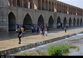 مسافران نوروزی در اصفهان