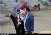 مسافران نوروزی در اصفهان