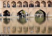 مسافران نوروزی در اصفهان