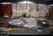 مسافران نوروزی در مجموعه تاریخی بیستون