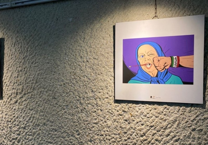 برگزاری نمایشگاه کاریکاتور «به خاطر یک مشت دلار» در برج آزادی+تصاویر
