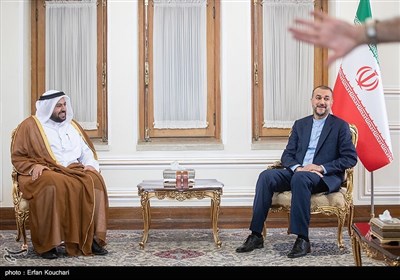 دیدار وزیر مشاور در امور خارجه دولت قطر با امیرعبداللهیان