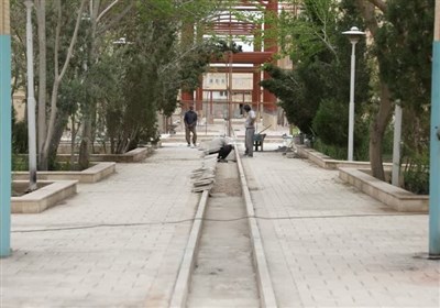 دومین فضای سبز اداری بلوار دانشجو در یزد به مردم رسید + تصاویر