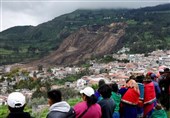 مفقود شدن 50 نفر بر اثر رانش زمین در اکوادور