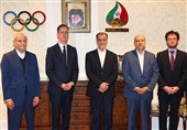 Iran&apos;s NOC President Meets French Ambassador in Tehran