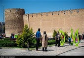 بازدید مسافرین نوروزی از مجموعه تاریخی زندیه - شیراز