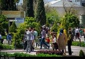 بازدید مسافرین نوروزی از مجموعه تاریخی زندیه - شیراز