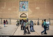 بازدید مسافرین نوروزی از مجموعه تاریخی زندیه - شیراز