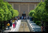 بازدید مسافرین نوروزی از مجموعه تاریخی زندیه - شیراز