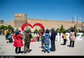 بازدید مسافرین نوروزی از مجموعه تاریخی زندیه - شیراز