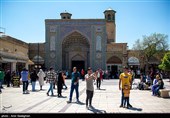 بازدید مسافرین نوروزی از مجموعه تاریخی زندیه - شیراز