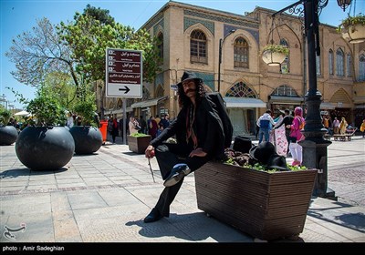 بازدید مسافرین نوروزی از مجموعه تاریخی زندیه - شیراز