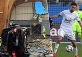 سانحه رانندگی عجیب برای فوتبالیست مراکشی در بلژیک + فیلم