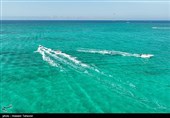 تفریحات دریایی گردشگران نوروزی در کیش