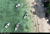تفریحات دریایی گردشگران نوروزی در کیش