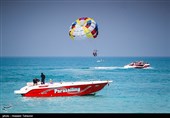 تفریحات دریایی گردشگران نوروزی در کیش
