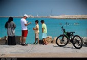 تفریحات دریایی گردشگران نوروزی در کیش