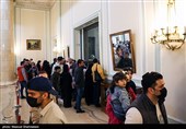 مسافران نوروزی در کاخ سعدآباد