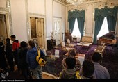 مسافران نوروزی در کاخ سعدآباد