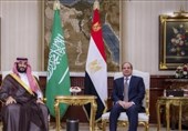دیدار و گفتگوی رئیس جمهور مصر با محمد بن سلمان در جده