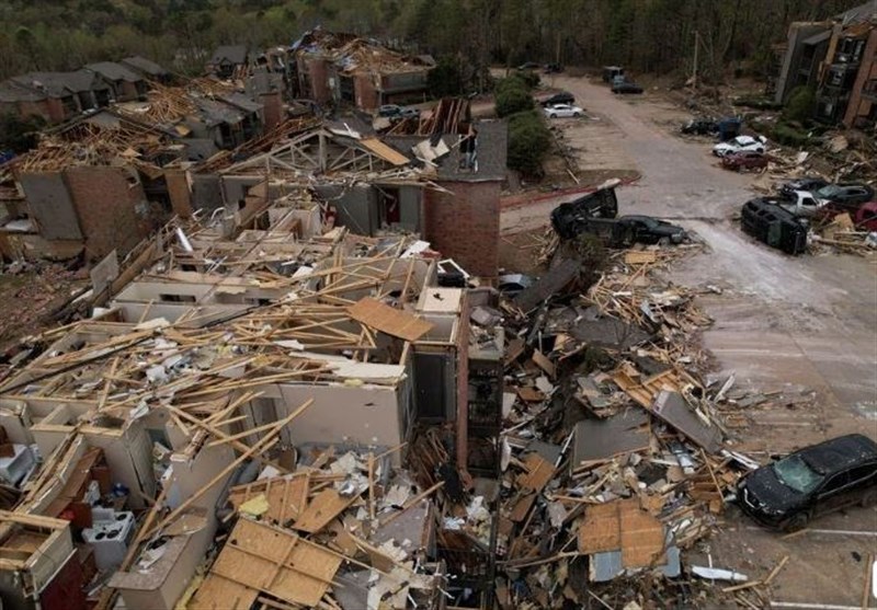 افزایش شمار تلفات طوفان در آمریکا به 32 نفر
