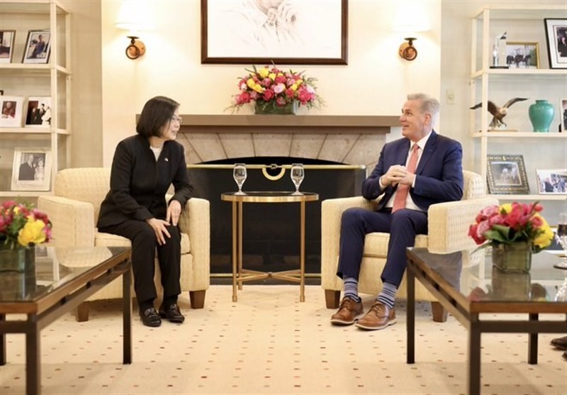 رئیس تایوان برغم هشدار چین با رئیس مجلس نمایندگان آمریکا دیدار کرد