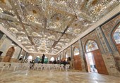 افتتاح شبستان بزرگ امام رضا(ع) در آستان مقدس فاطمه اخری(س) رشت
