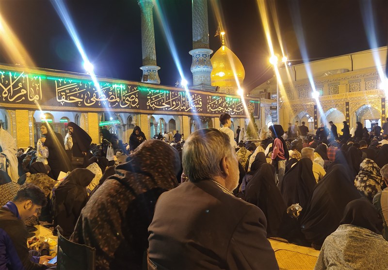 نخستین احیاء در حرم حضرت عبدالعظیم (ع) برگزار شد + فیلم و تصاویر