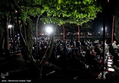 مراسم احیای شب نوزدهم دربوستان ملت مشهد
