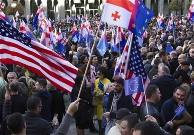 تظاهرات هزاران نفر در گرجستان علیه دولت