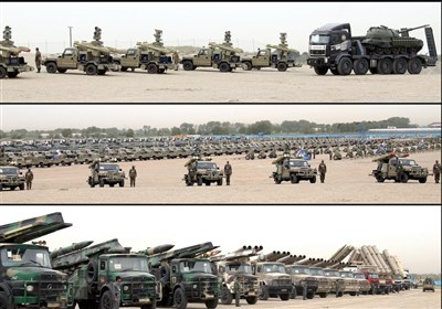  ۱۰۸۴ دستگاه انواع تجهیزات و تسلیحات جدید به نیروی زمینی ارتش الحاق شد 