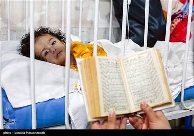 مراسم احیای شب بیست و یکم در بیمارستان کودکان طالقانی - گرگان