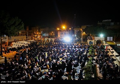 مراسم احیای شب بیست و یکم در قزوین 